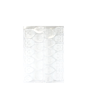 Manino Faux Ongles Mains Press On Colorés avec Relief 30pcs