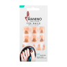 Manino Faux Ongles Pieds Press On Orteils Colorés avec Motif 24pcs