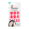 Manino Faux Ongles Pieds Press On Orteils Colorés 24pcs