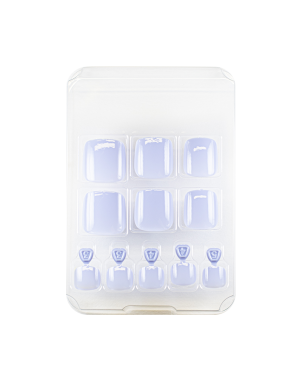 Manino Faux Ongles Pieds Press On Orteils Colorés 24pcs