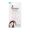 Manino Faux Ongles Pieds Press On Orteils Colorés 24pcs