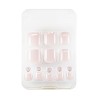 Manino Faux Ongles Pieds Press On Orteils Colorés 24pcs