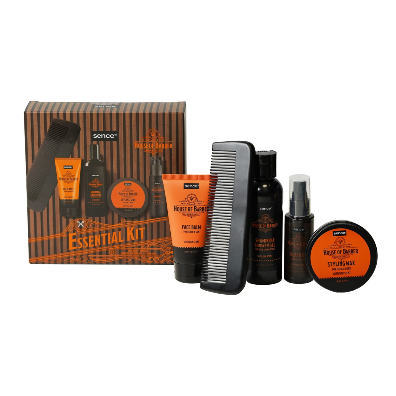 Sence Coffret Soins Barbe House of Barber Essential Kit Gift Set pour Homme