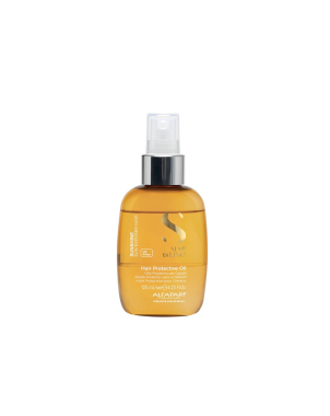 Huile Protectrice Cheveux 125ml Alfaparf Semi di Lino After Sun Protective Oil avec Filtres UV pour Cheveux Exposés au Soleil