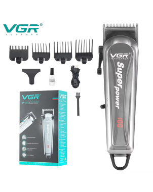 Tondeuse à Cheveux Professionnelle VGR V-060 – Rechargeable, Précise et Polyvalente