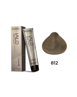 IALO H-ZONE Coloration Permanente 8.12 Blond Clair Mat – 100 ml – Éclat Naturel & Couvrance Totale