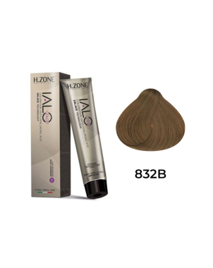 IALO H-ZONE Coloration Permanente 8.32 Blond Clair Beige Chaud – 100 ml – Éclat Naturel & Couvrance Totale