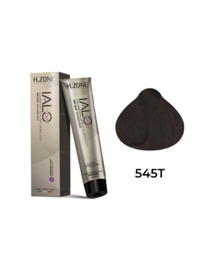 IALO H-ZONE Coloration Permanente 5.45 Châtain Clair Tabac – 100 ml – Éclat Naturel & Couvrance Totale