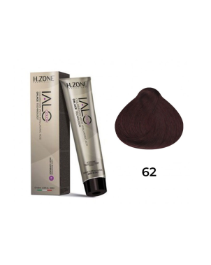 IALO H-ZONE Coloration Permanente 6.2 Blond Foncé Violine – 100 ml – Éclat Naturel & Couvrance Totale