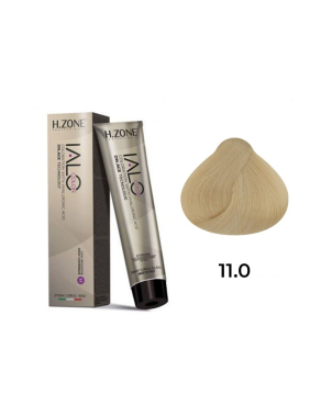 IALO H-ZONE Coloration Permanente 11.0 Extra Clair Naturel – 100 ml – Éclat Naturel & Couvrance Totale