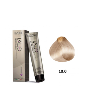 IALO H-ZONE Coloration Permanente 10.0 Blond Extra Clair Naturel – 100 ml – Éclat Naturel & Couvrance Totale