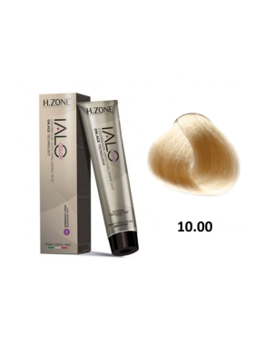 IALO H-ZONE Coloration Permanente 10.00 Blond Extra Clair Cendré Intense – 100 ml – Couleur Classique & Tenue Longue Durée