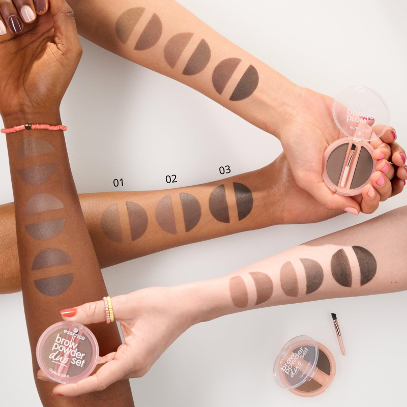 Essence Brow Powder Duo Set Poudre Sourcils 02 Medium