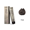 IALO H-ZONE Coloration Permanente 7.11 Blond Cendré Intense – 100 ml – Couleur Classique & Tenue Longue Durée