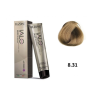 IALO H-ZONE Coloration Permanente 8.31 Blond Clair Sable – 100 ml – Couleur Classique & Tenue Longue Durée