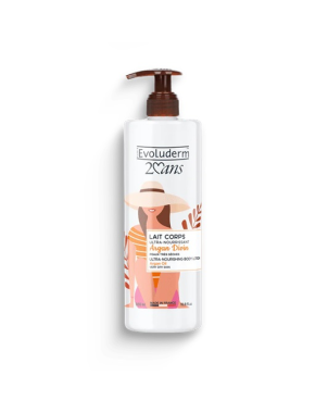 Evoluderm Lait de Corps Ultra-Nourrissant Argan Divin - 20 ans 500ml