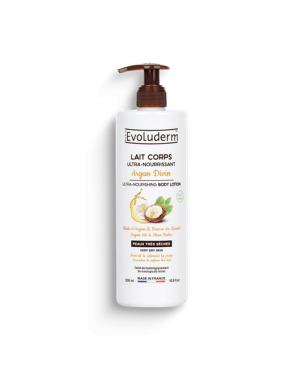 Evoluderm Lait de Corps Ultra-Nourrissant Argan Divin - 20 ans 500ml