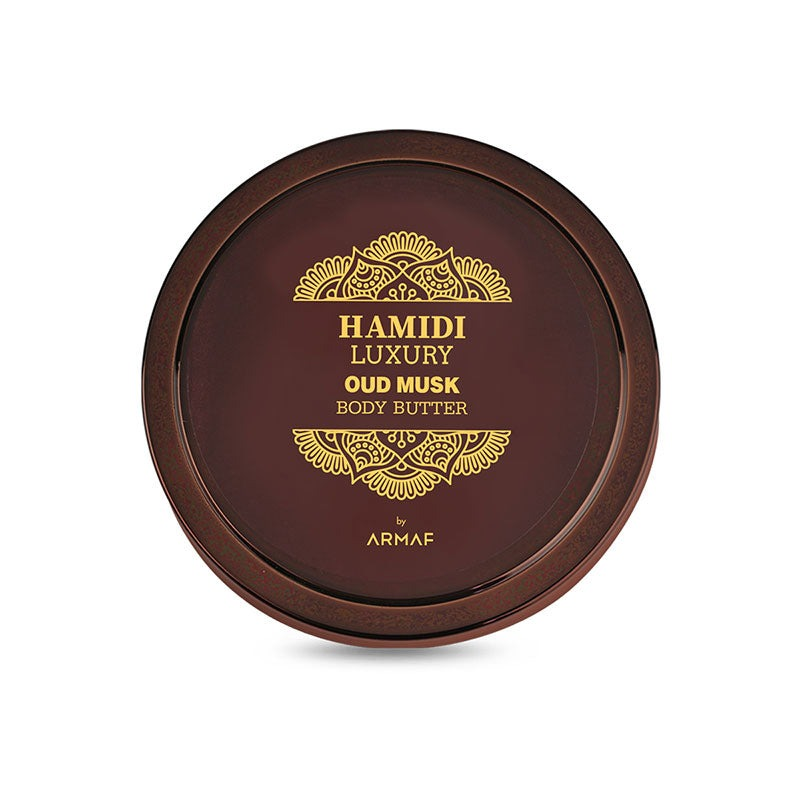 HAMIDI Luxury Oud Musk – Beurre Corporel 250ml | Hydratation & Parfum Oriental