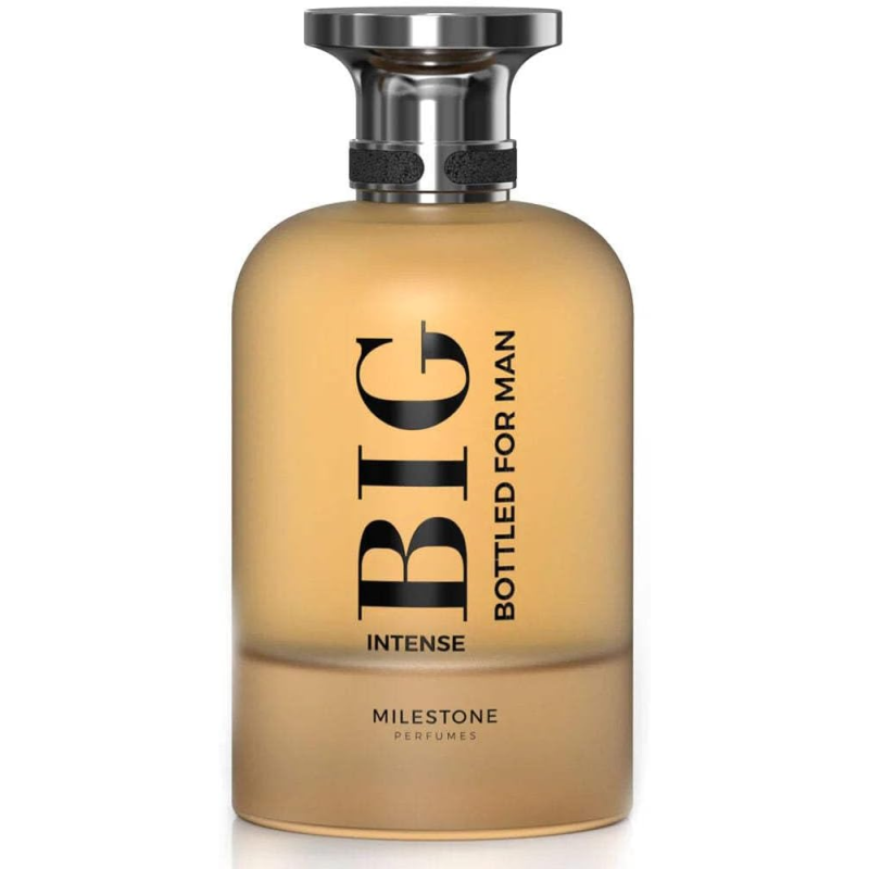 Big Bottled Intense Eau de Parfum 100 ml – Dupe de Boss Bottled Intense pour Homme, Parfum Boisé Épicé Élégant et Charismatique