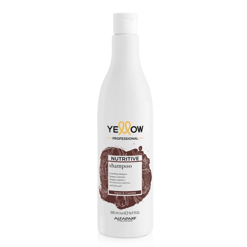 Yellow Nutritive Shampoo 500ml – Shampooing Nourrissant Cheveux Secs & Très Secs