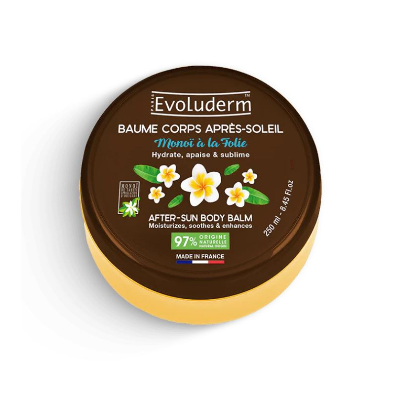 After-Sun Body Balm Monoï à la Folie 250ML – Soin Apaisant & Hydratant Vegan