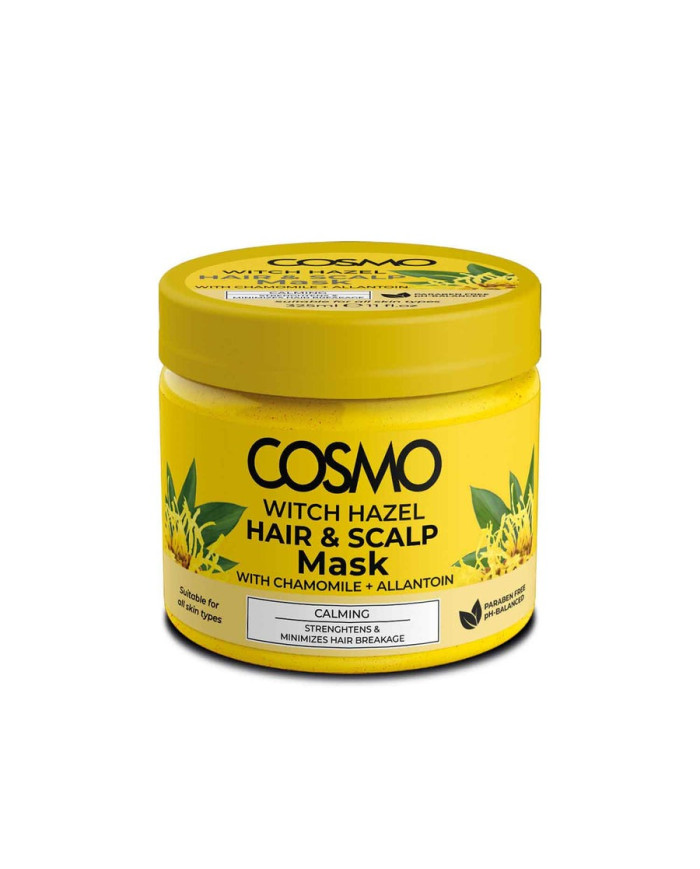 COSMO Masque Cheveux & Cuir Chevelu à l’Hamamélis 325 g | Croissance & Vitalité