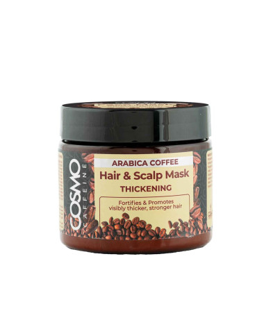 COSMO Masque Cheveux & Cuir Chevelu au Café Arabica 325 g | Force, Épaisseur & Vitalité