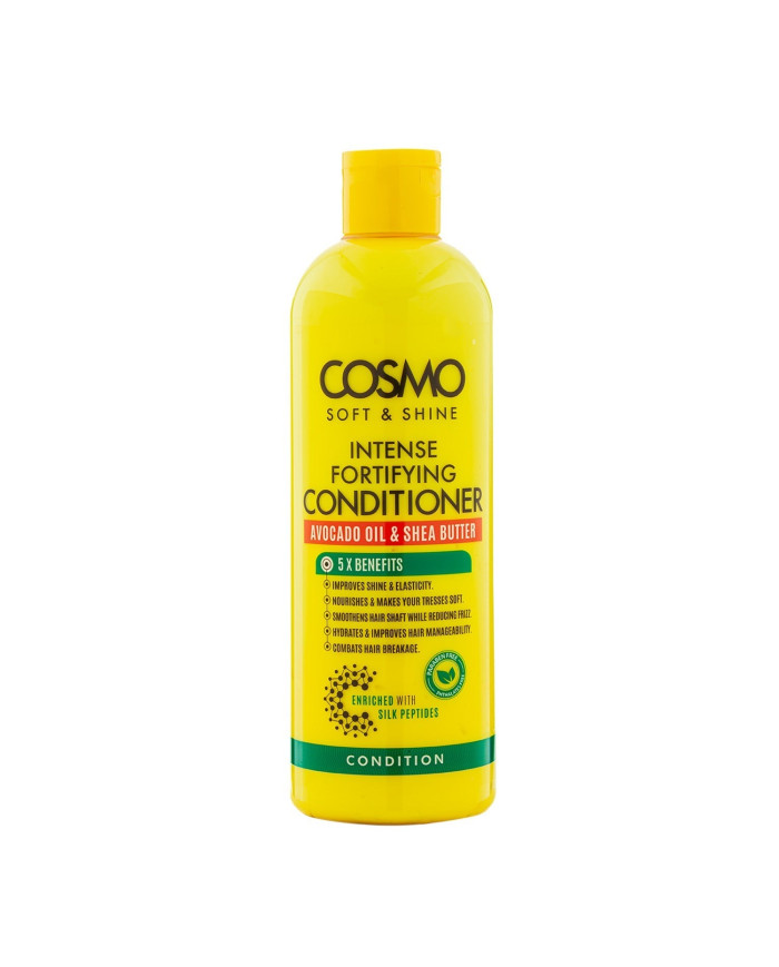 COSMO Après-Shampoing Huile d’Avocat & Beurre de Karité 480 ml | Hydratation, Réparation & Douceur