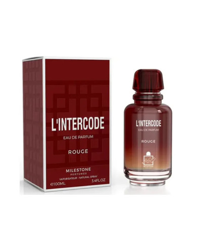 MILESTONE L’Intercode Rouge Eau de Parfum 100ML Femme | Dupe L’Interdit Rouge Givenchy