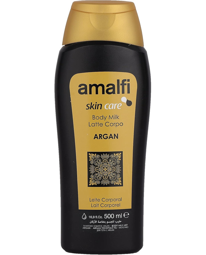 Amalfi Lait Corps Argan 500 ml – Hydratation Intense et Peau Douce
