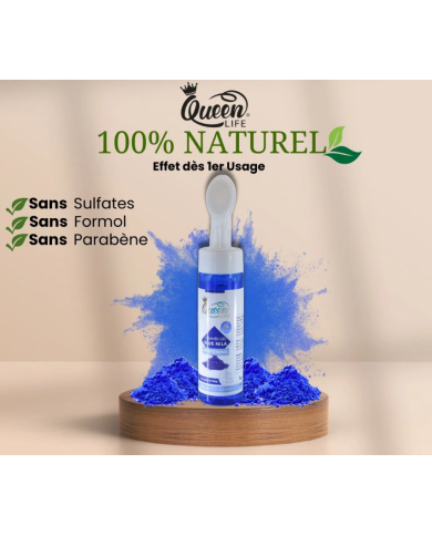 Queen Life Gel Nettoyant Nila Bleu 200ml | Anti-Taches, Purifiant & Éclat Visage Queen Life Gel Nettoyant Nila Bleu 200ml | Anti-Taches, Purifiant & Éclat Visage