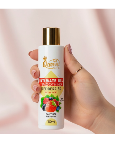 Queen Life Gel Intime Red Berries 150ml – PH Neutre & Usage Quotidien