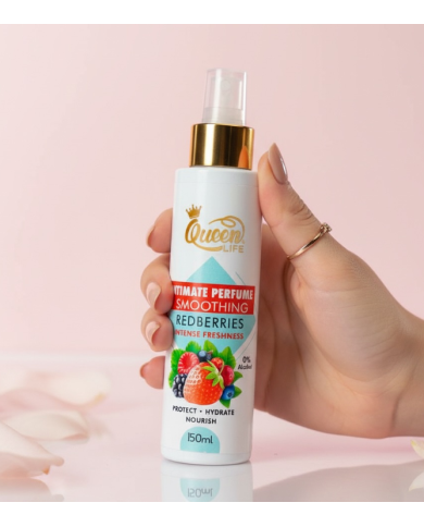 Queen Life Parfum Intime Red Berries 150ml – Fraîcheur Intense & Protection Queen Life Parfum Intime Red Berries 150ml – Fraîcheur Intense & Protection