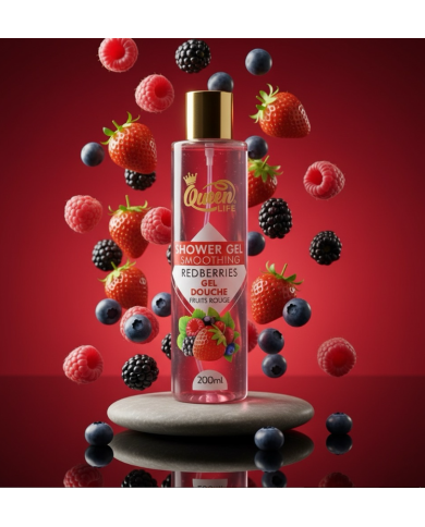 Queen Life Gel Douche Intime 200ml – Red Berries | Fraîcheur & Douceur Quotidienne