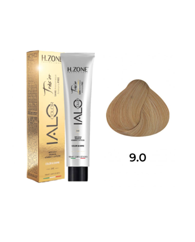 IALO H-ZONE Trés'or Coloration Permanante 9.0 Blond Très Clair Sans Ammoniaque 100ml